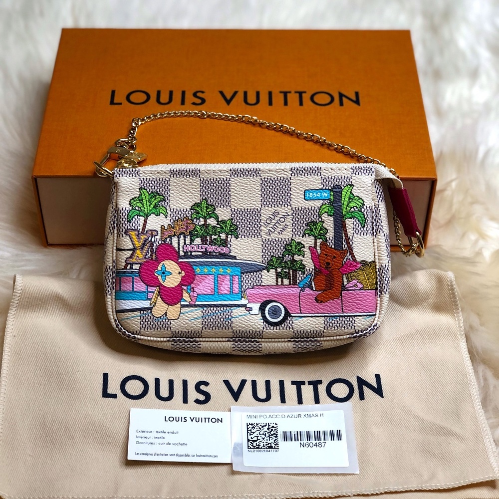 NWT Louis Vuitton 2021 Xmas Animation Mini Pochette - Picture 1 of 12